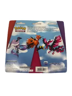 Pokemon TCG: Enhanced 2-Pack Blister, Galarian Moltres, Articuno, Zapdos & Coin - Image 1