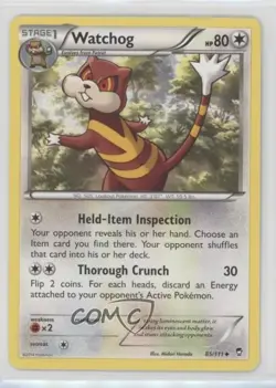 Watchog Pokemon XY Furious Fists #85 0sw6 - Image 1