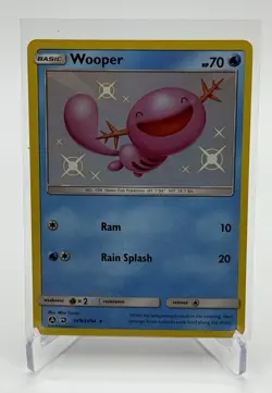 Pokemon TCG Wooper SV9/SV94 Hidden Fates Shiny Vault Holo Rare, NM - Image 1