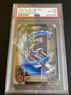 PSA10 Yu-Gi-Oh! Yugioh Carddass Dark Magician Bandai - Image 1