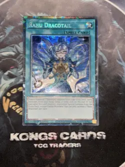 JUSH-EN008 Rahu Dracotail Collector's Rare 1st Ed YuGiOh - Image 1