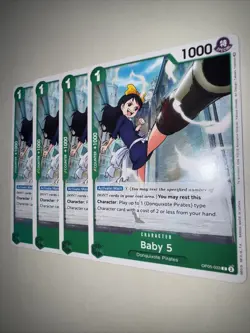 OP05-033 Baby 5 X4 Playset English One Piece Card Game TCG CCG - Image 3