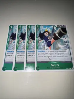 OP05-033 Baby 5 X4 Playset English One Piece Card Game TCG CCG - Image 4