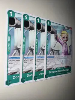 OP05-028 Donquixote Doflamingo X4 Playset English One Piece Card Game TCG CCG - Image 2