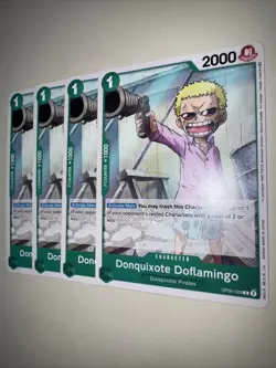 OP05-028 Donquixote Doflamingo X4 Playset English One Piece Card Game TCG CCG - Image 3