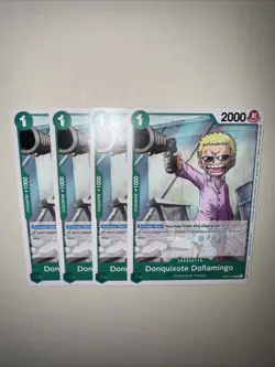 OP05-028 Donquixote Doflamingo X4 Playset English One Piece Card Game TCG CCG - Image 4