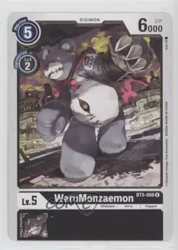 2021 Digimon Card Game - Battle of Omni Rare WaruMonzaemon #BT5-066 7ba - Image 1