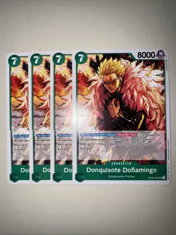 OP05-029 Donquixote Doflamingo X4 Playset English One Piece Card Game TCG CCG - Image 1