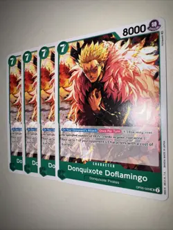 OP05-029 Donquixote Doflamingo X4 Playset English One Piece Card Game TCG CCG - Image 3
