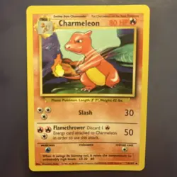 Charmeleon 24/102 - Uncommon 1999 English Base Set Pokemon Card - Near Mint & LP - Image 3