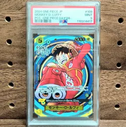 Psa9 8 Consecutive Number Rare One Piece Card Premium Collection Day'24 - Image 2