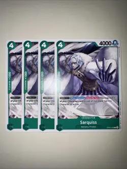OP05-026 Sarquiss X4 Playset English One Piece Card Game TCG CCG - Image 1