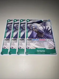 OP05-026 Sarquiss X4 Playset English One Piece Card Game TCG CCG - Image 4