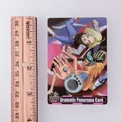 Franky & 18 - Dragon Ball × One Piece Weekly Jump 40th Wafer Card JADP-07-025 - Image 2