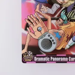Franky & 18 - Dragon Ball × One Piece Weekly Jump 40th Wafer Card JADP-07-025 - Image 4