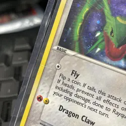 Pokemon TCG Card English Pop Series 1 Rayquaza 3/17 Holo Rare - Image 3