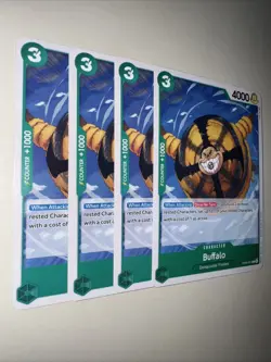 OP05-031 Buffalo X4 Playset English One Piece Card Game TCG CCG - Image 2