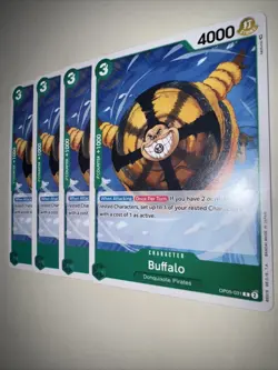 OP05-031 Buffalo X4 Playset English One Piece Card Game TCG CCG - Image 3