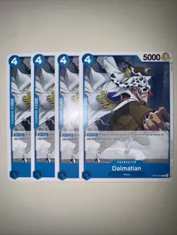 OP05-046 Dalmatian X4 Playset English One Piece Card Game TCG CCG - Image 1