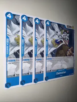 OP05-046 Dalmatian X4 Playset English One Piece Card Game TCG CCG - Image 2