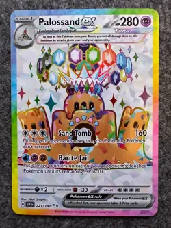 Palossand EX 221/191 Holo Ultra Rare S&V Surging Sparks Pokemon Card - Image 1