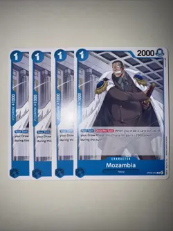 OP05-053 Mozambia X4 Playset English One Piece Card Game TCG CCG - Image 1