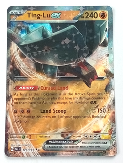 Ting Lu Ex 127/193 Paldea Evolved Cosmo Holo Rare Pokemon Card 2023 - Image 1