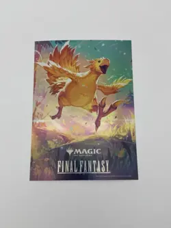 MTG FF FIN Final Fantasy Chocobo Race Mini Poster FOIL NEW Magic The Gathering - Image 1