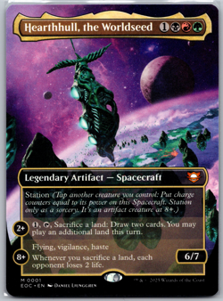 Edge of Eternities Hearthhull, the Worldseed (Borderless) M 0001 Mythic MTG - Image 1