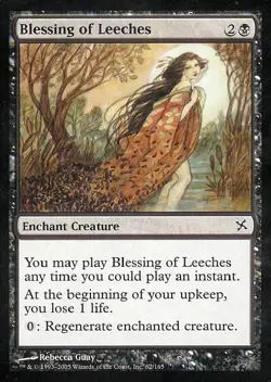 Blessing of Leeches - Light Play MTG Betrayers of Kamigawa - Image 1