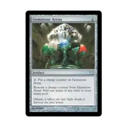 WOTC MtG Fifth Dawn Gemstone Array (U) (Foil) EX - Image 1