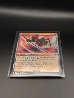 Final Fantasy MTG - Samurai's Katana U 0154 Foil Magic - Image 2