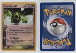 Team Aqua's Cacnea Reverse Foil Pokemon EX Magma vs Aqua #24 2004 0l4h - Image 3