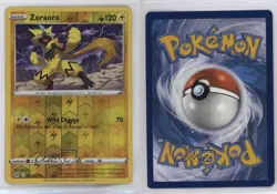 Zeraora Reverse Foil Pokemon Sword & Shield Fusion Strike #102 0cv - Image 3