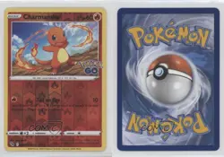Charmander Reverse Foil Pokemon Sword & Shield Pokemon Go #008 12g7 - Image 3