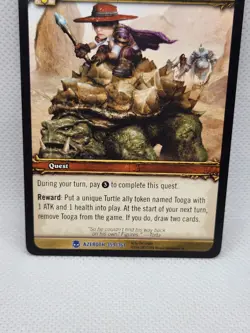 World of Warcraft TCG Tooga's Quest Heroes of Azeroth 359 WOW Card NM Rare - Image 3