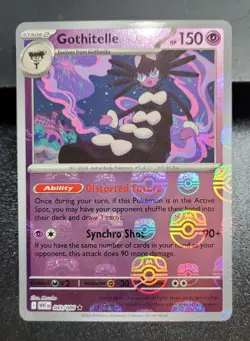 Gothitelle 043/086 (Masterball) White Flare Reverse Holo Rare Pokemon TCG NM/M - Image 1