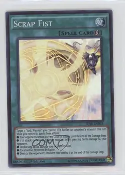 Scrap Fist 1st Ed. YuGiOh Synchron Extreme Structure Deck #SDSE-EN024 0k8a - Image 1