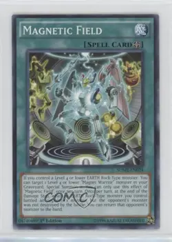 Magnetic Field 1st Ed. YuGiOh Structure Deck: Yugi Muto #SDMY-EN024 0k8a - Image 1