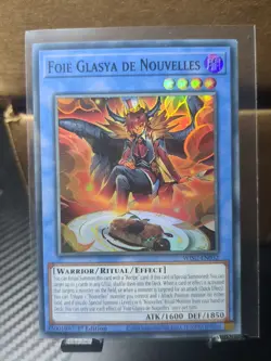 Yugioh Foie Glasya De Nouvelles WISU-EN032 Super Rare 1st Edition NM - Image 1