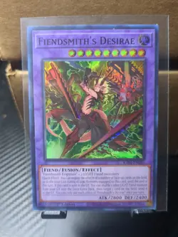 YuGiOh Fiendsmith's Desirae RA04-EN056 - Super Rare - Image 1