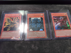 Yugioh All Egyptian Gods SHONEN JUMP Magazine Ultra Rare Limited - Image 1
