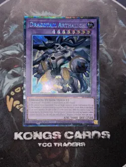 JUSH-EN006 Dracotail Arthalion Collector’s Rare 1st Ed YuGiOh - Image 1