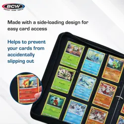 Double-Sided 9-Pocket Pages Holder - 50 Black Pages | Trading Card Binder She... - Image 4