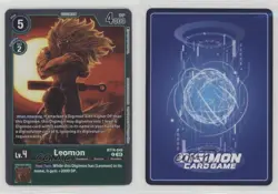 2023 Digimon Card Game - Blast Ace R Leomon #BT14-048 02l5 - Image 3