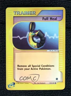 Full Heal Reverse Foil Pokemon e-Card Series Expedition #154 2002 00ur - Image 1