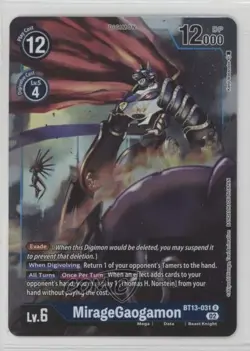 2023 Digimon Card Game - Versus Royal Knights (BT13) R MirageGaogamon 6ts - Image 1