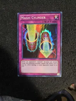 Yu-Gi-Oh TCG Magic Cylinder LCYW-EN099 Unlimited Super Rare Card - Image 1