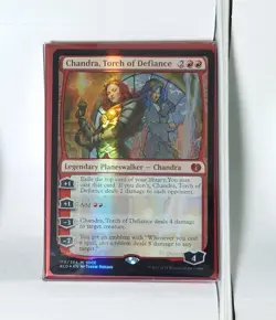 Magic The Gathering SDCC 2018 Rebellion Leader Chandra Foil Card - Image 1