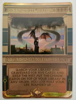 Judgment Masterpiece Foil Doomsday NM Collectible Card - Image 1